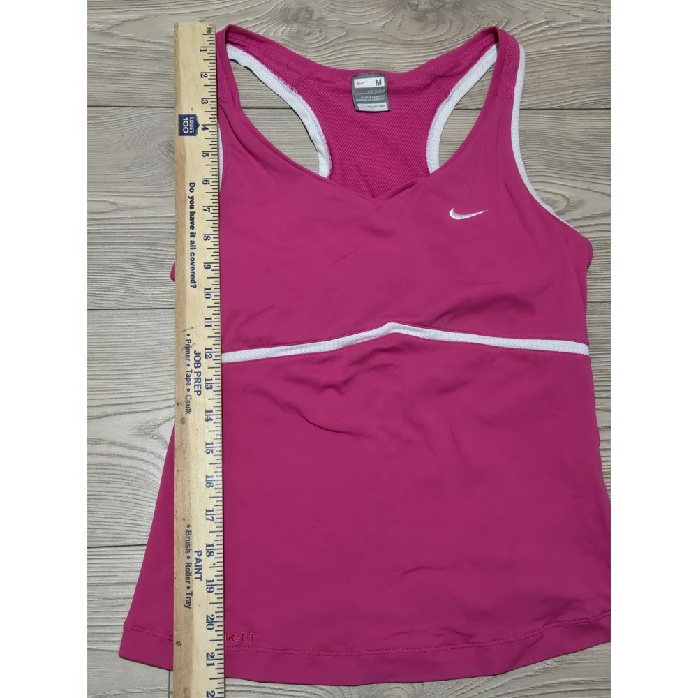 Nike Dri-FIT Hot Pink Racerback Tank Top - Picture 4 of 7